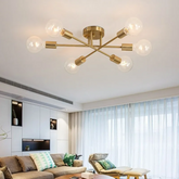 Modern Industrial Iron Chandelier Ceiling Lamp | Yedwo Design